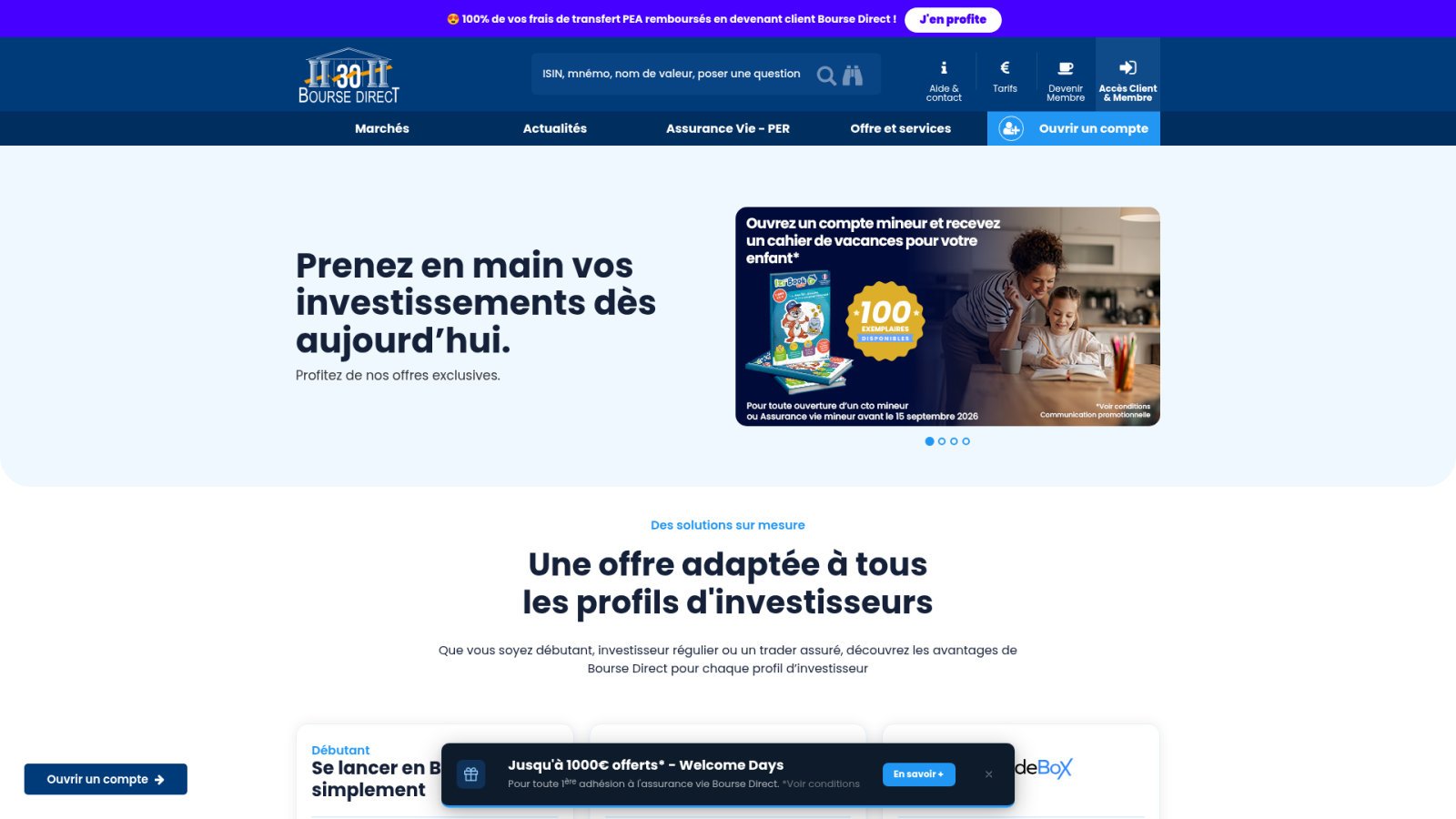 3. Comparaison des intermédiaires financiers selon le profil