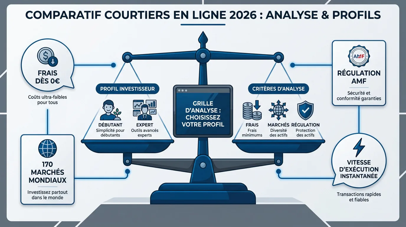 Analyse comparative des profils d'investisseurs et courtiers en bourse 2026