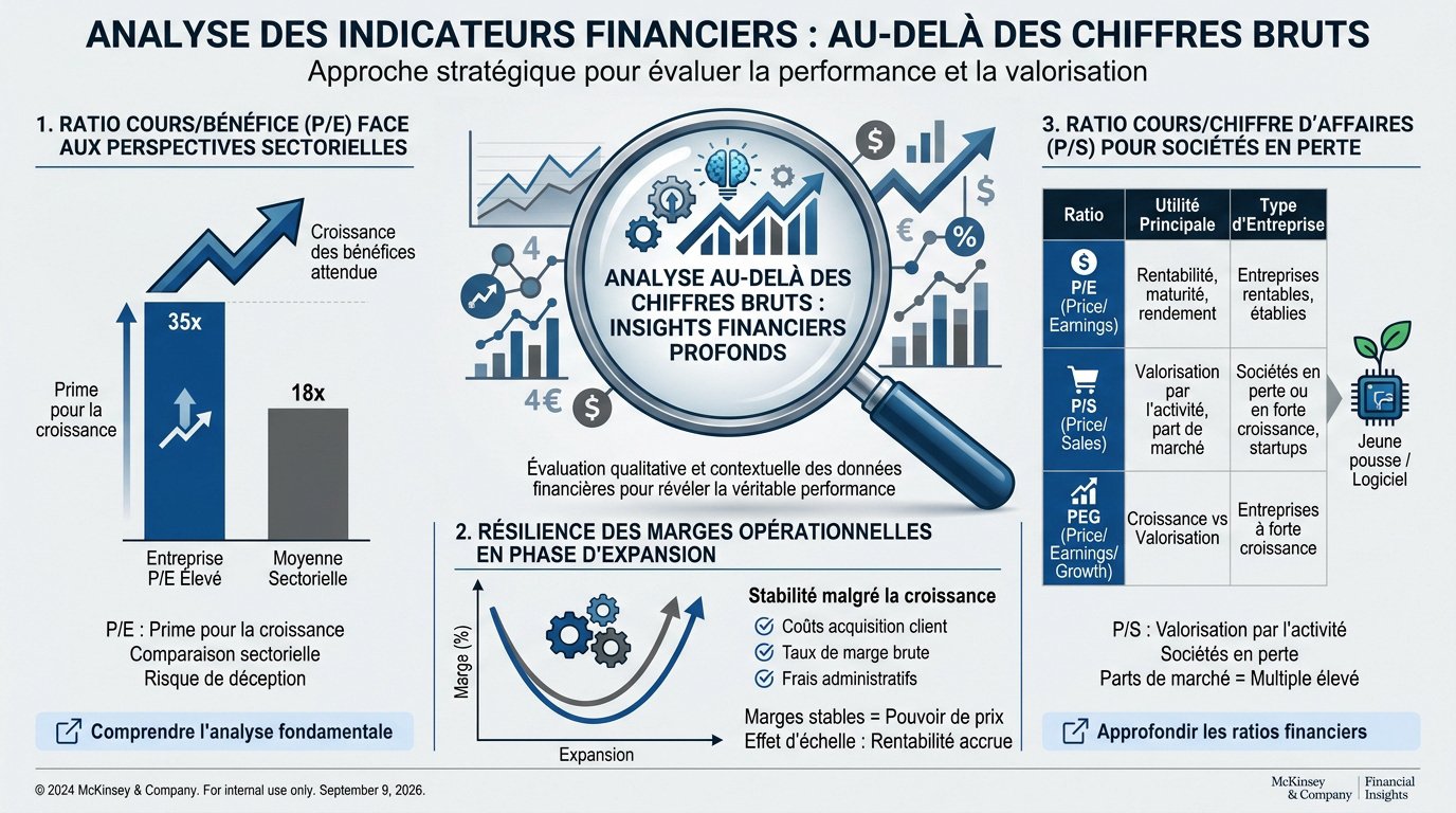 Analyse financière rigoureuse des indicateurs de croissance boursière