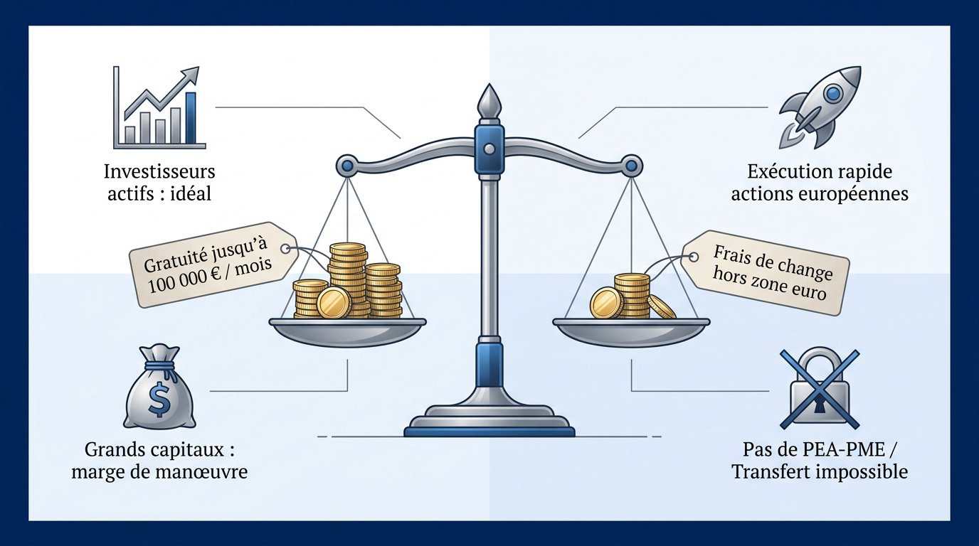 Comparaison des frais et services entre courtiers en ligne et banques pour le PEA