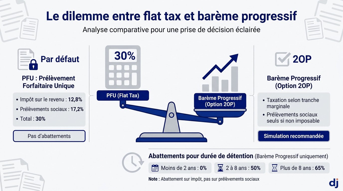Arbitrage fiscal entre PFU et barème progressif
