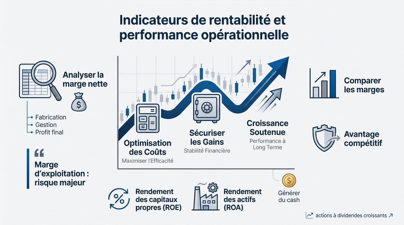 Analyse des ratios de rentabilité et performance opérationnelle en bourse