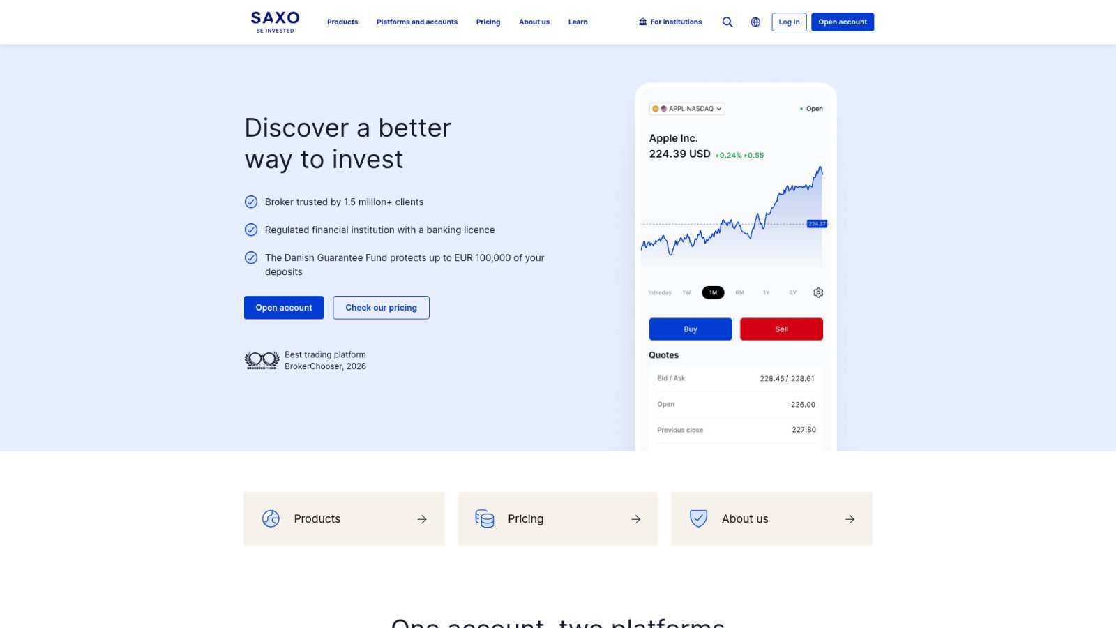 Saxo Banque : l'équilibre entre technologie et prix